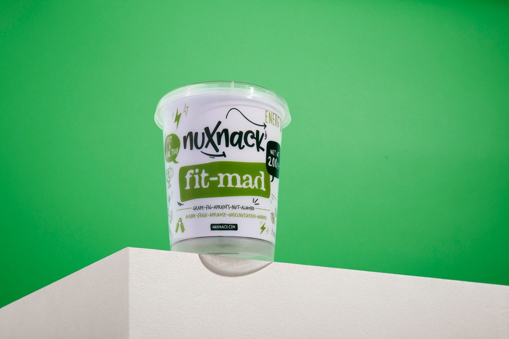 NuxMack Fit-Mad product photography for food and beverage advertising