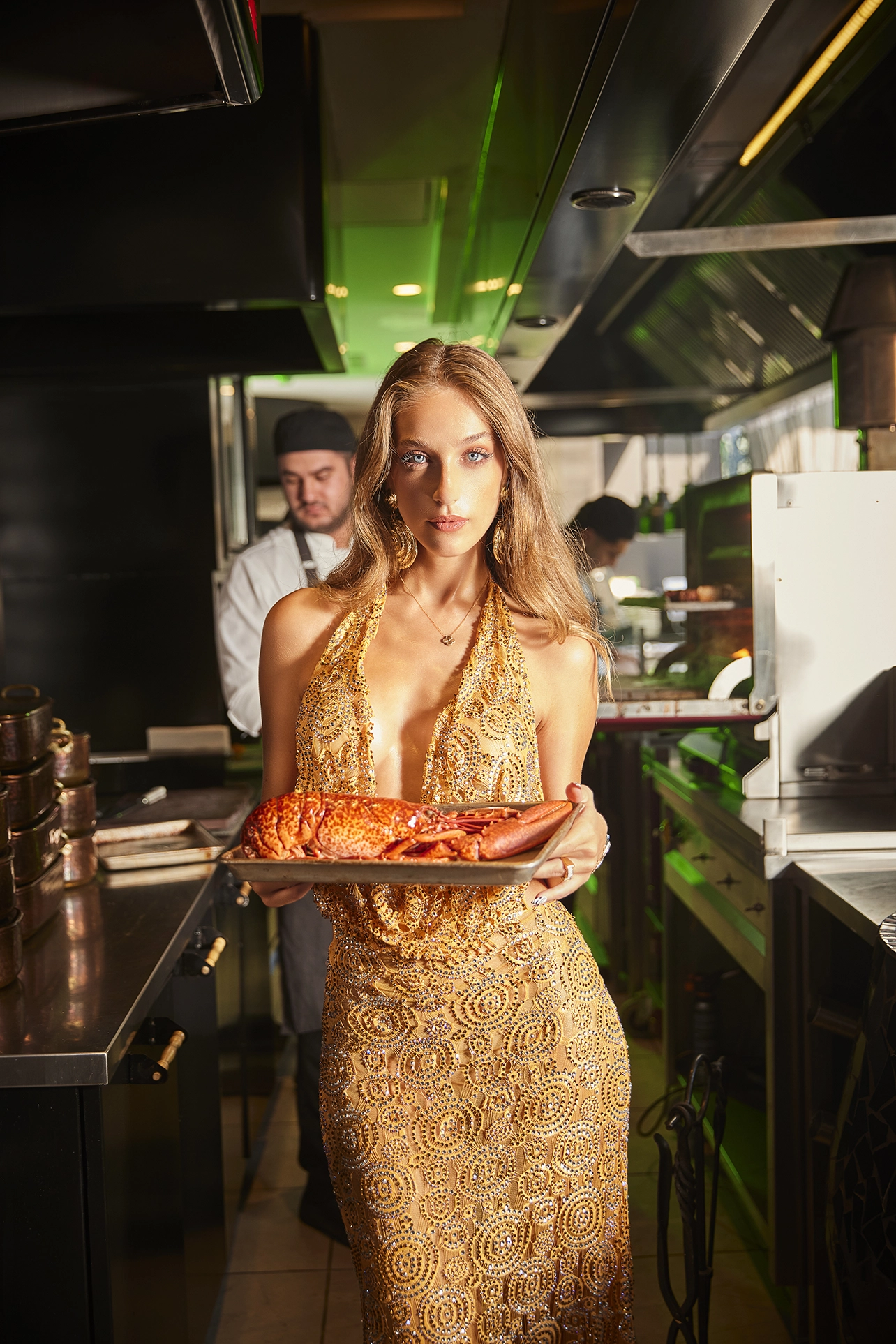 Portrait photography of Mina Ceran created for Salazar restaurant campaign