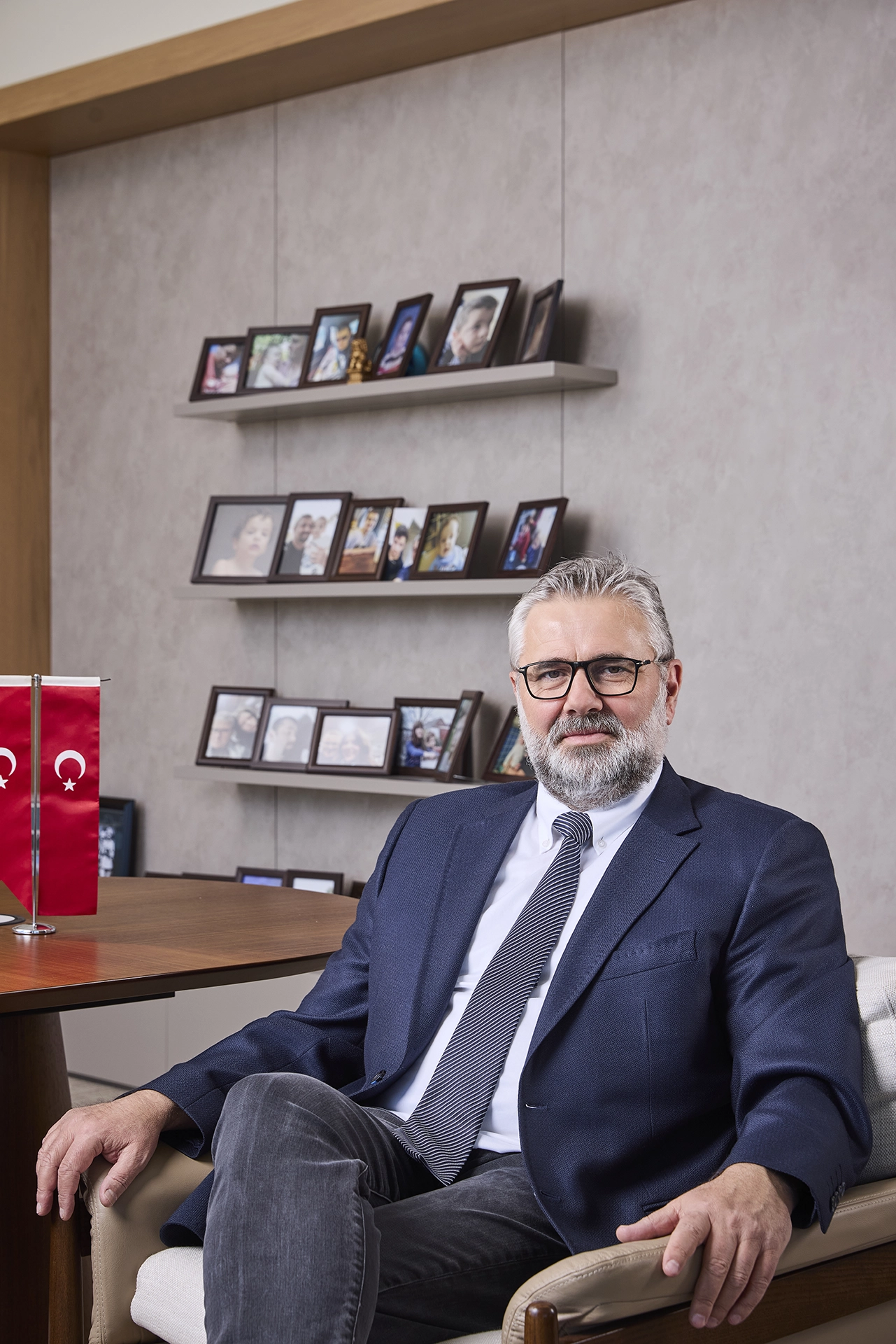 Feza Yılmaz, CEO of YPT, in a professional executive portrait photographed for corporate communications, leadership branding and business publications.